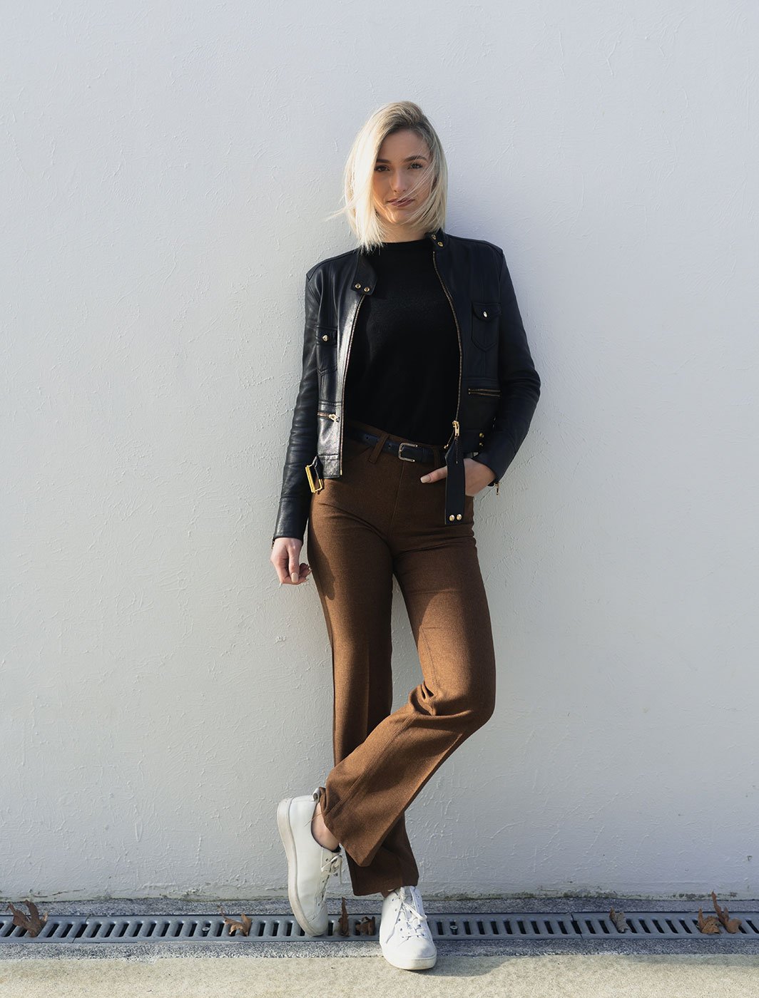 Stretch flare jeans